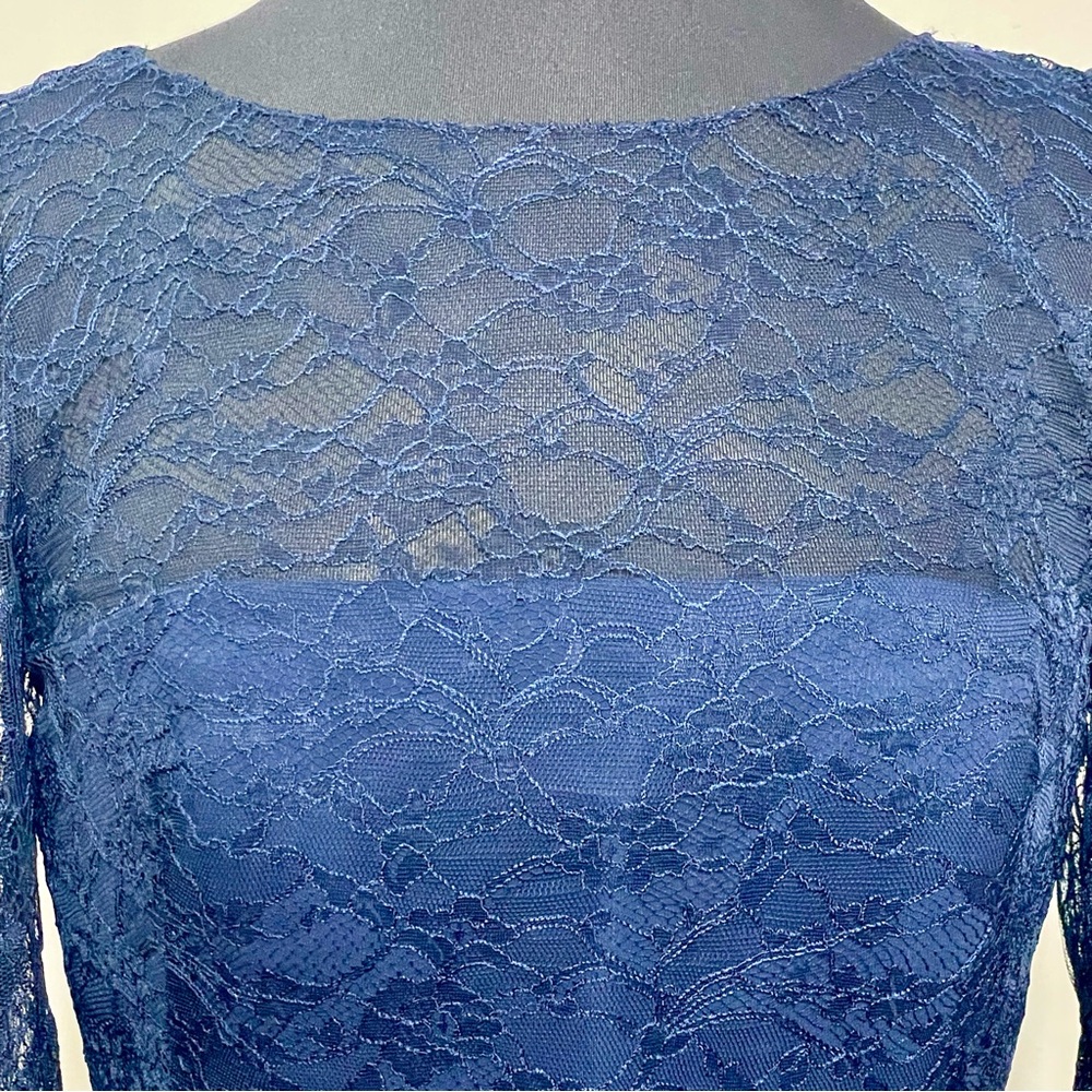 Watters&Watters Navy Mother of the Bride Dress Size 8 - Picture 2 of 14
